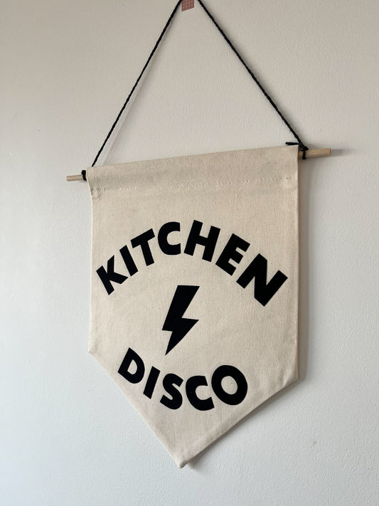 Kitchen Disco Pennant Flag