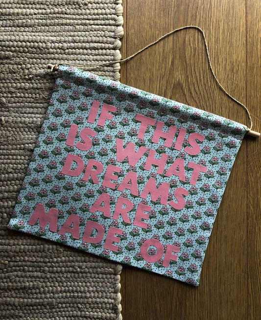 Kacey Musgraves Inspired 'If This Is What Dreams Are Made Of' Pennant Flag