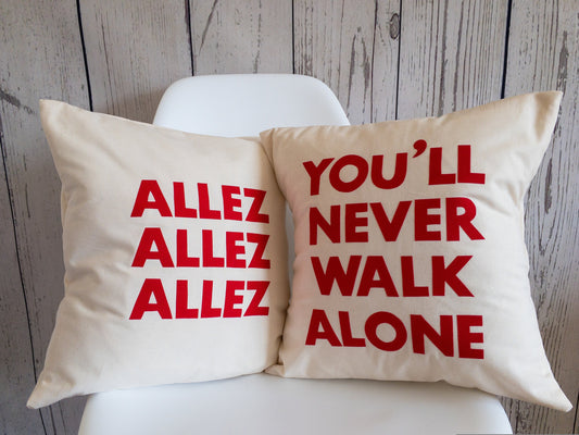 Allez, Allez, Allez Cushion Cover - Liverpool inspired