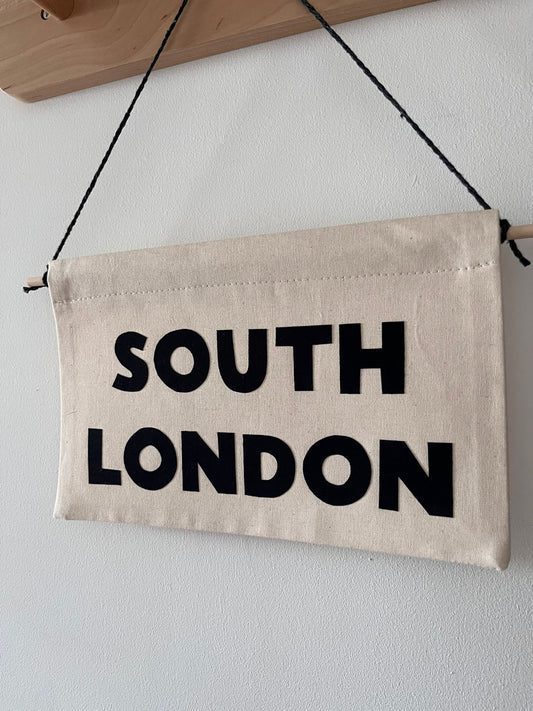 South London Handmade Wall Banner | Pennant Flag