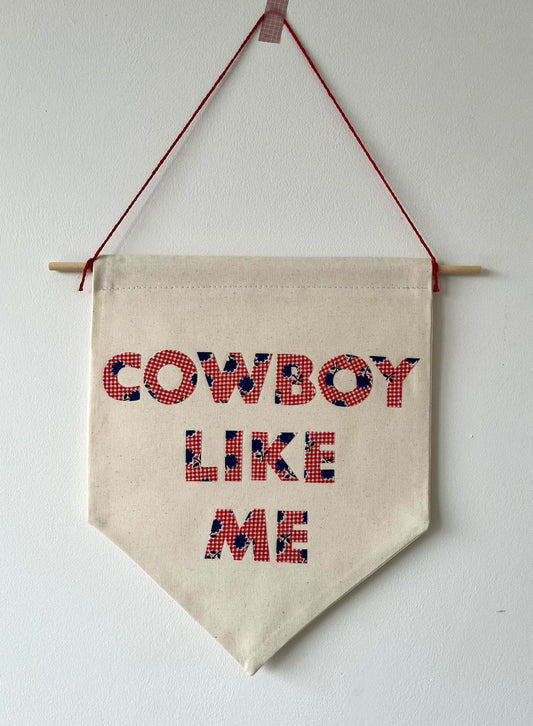 Cowboy Like Me Pennant Flag, Taylor Swift Inspired