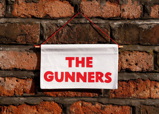 Arsenal 'The Gunners' Rectangle Pennant Flag