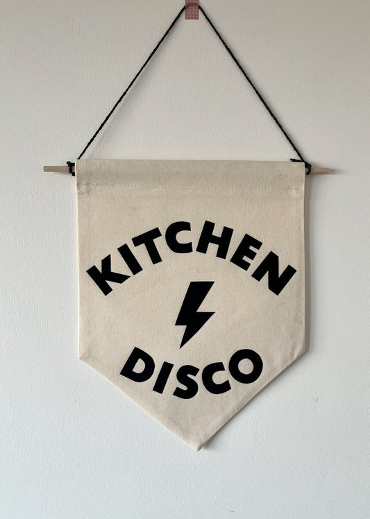 Kitchen Disco Pennant Flag