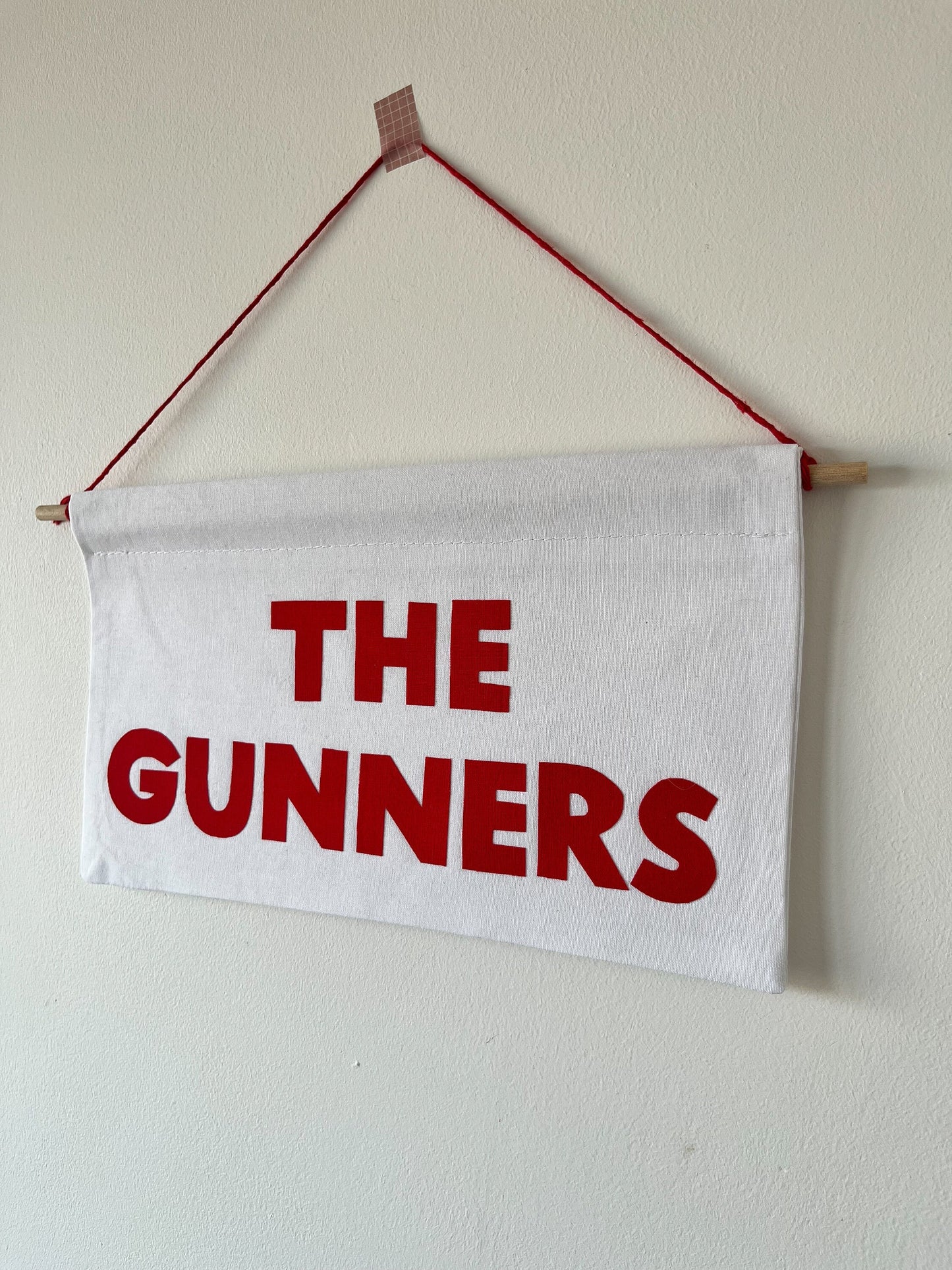 Arsenal 'The Gunners' Rectangle Pennant Flag