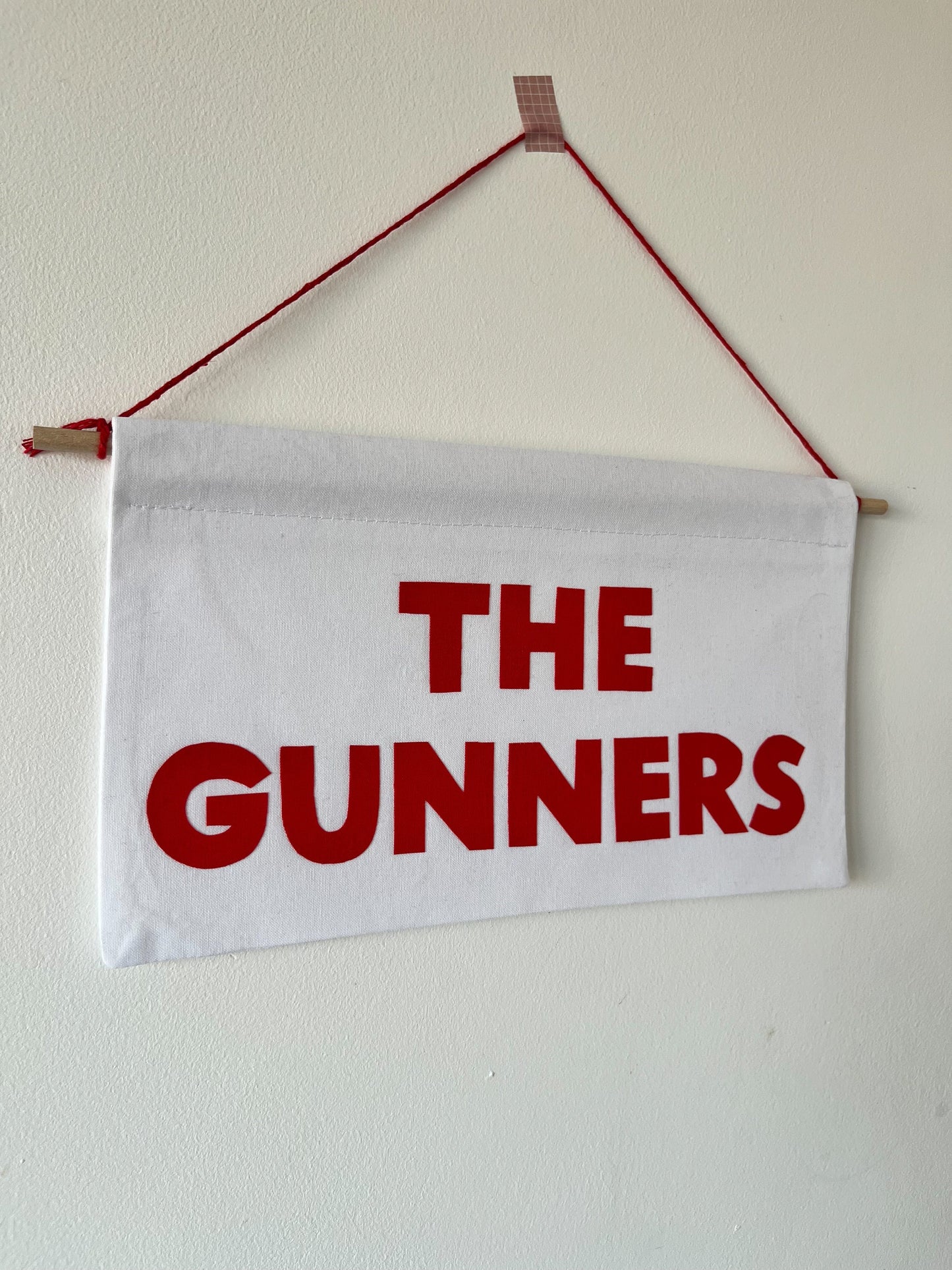 Arsenal 'The Gunners' Rectangle Pennant Flag
