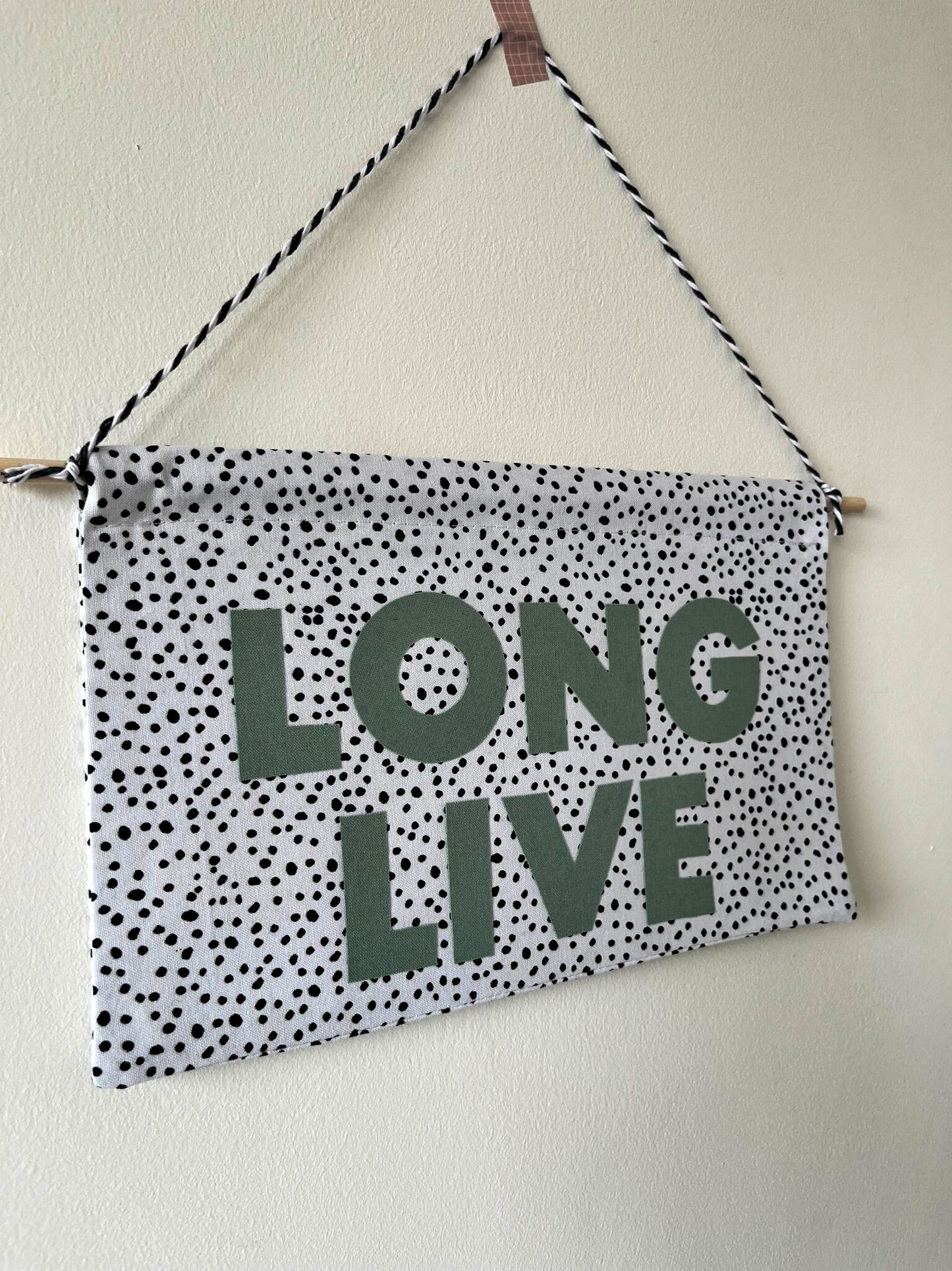 Taylor Swift Inspired 'Long Live' Rectangle Pennant Flag