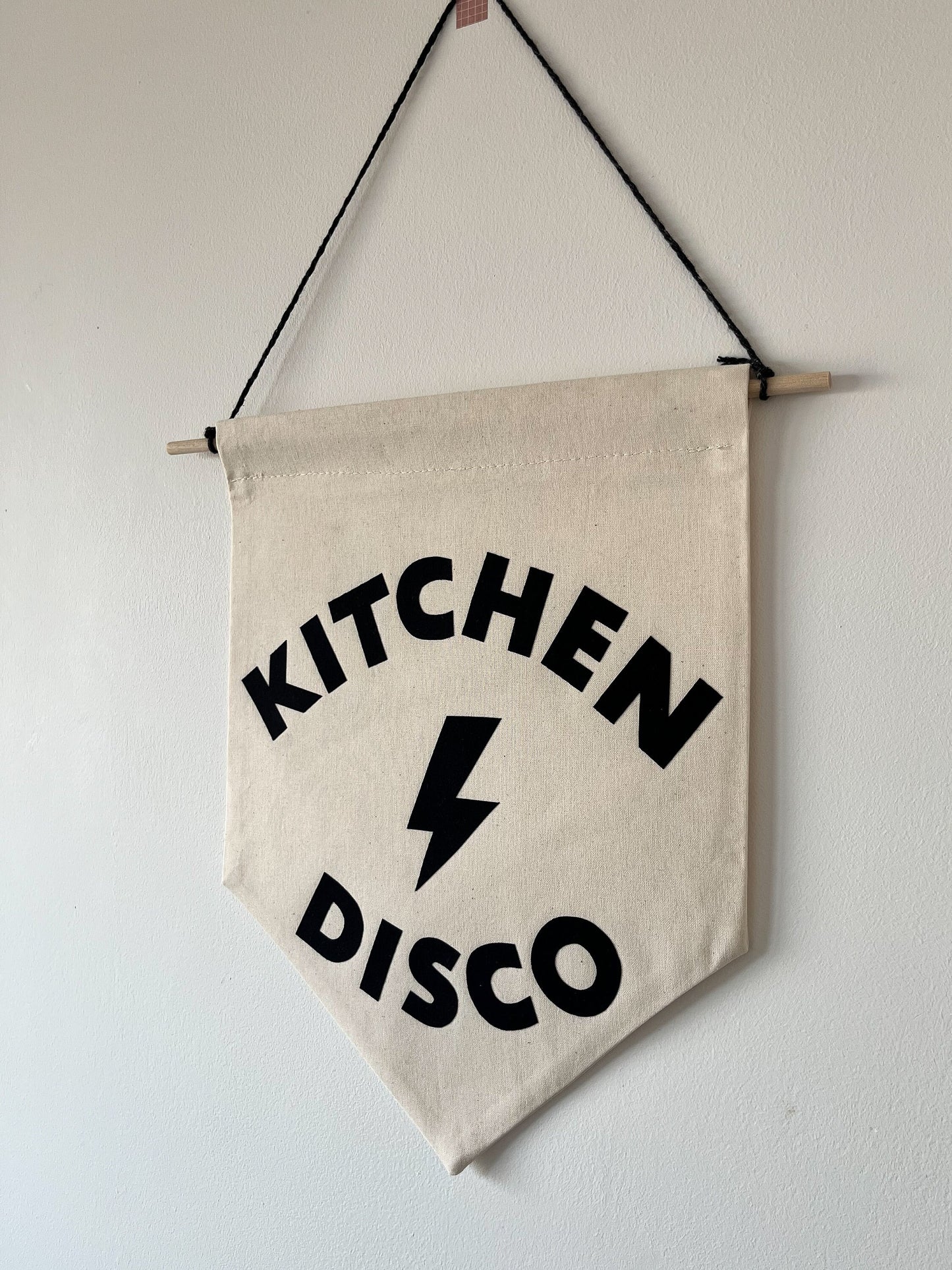 Kitchen Disco Pennant Flag