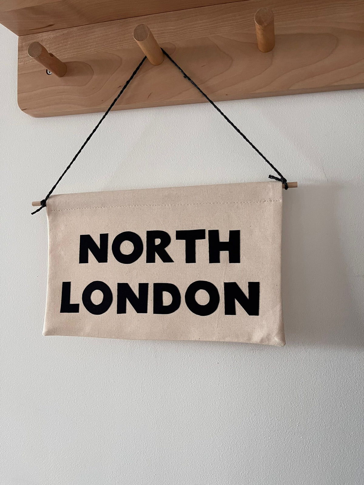 North London Handmade Wall Banner | Pennant Flag