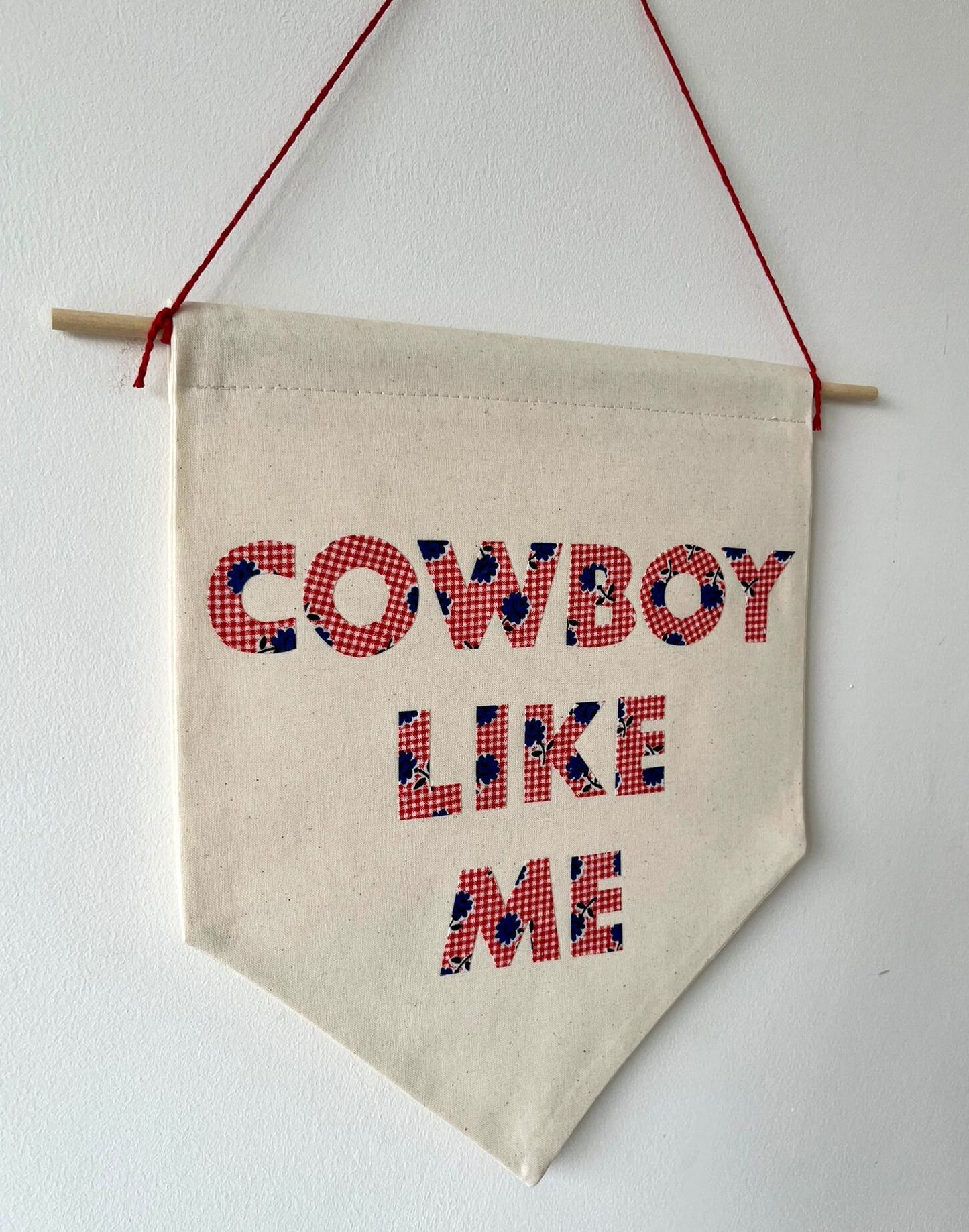 Cowboy Like Me Pennant Flag, Taylor Swift Inspired