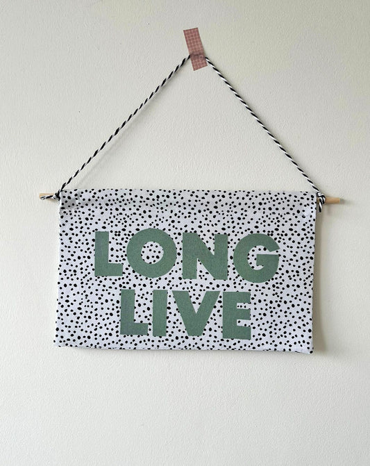 Taylor Swift Inspired 'Long Live' Rectangle Pennant Flag