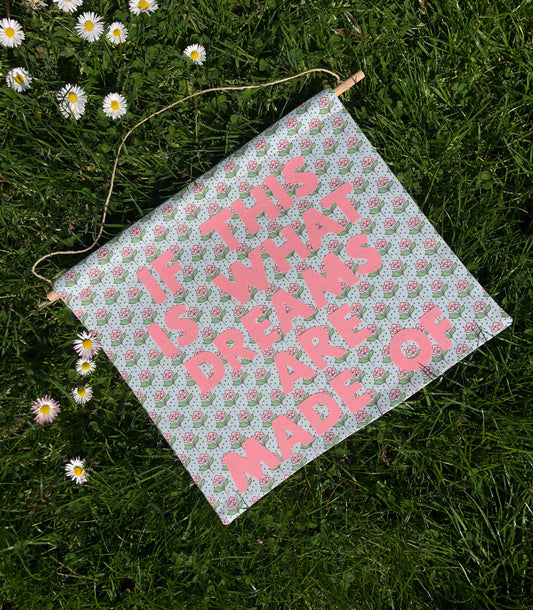 Kacey Musgraves Inspired 'If This Is What Dreams Are Made Of' Pennant Flag