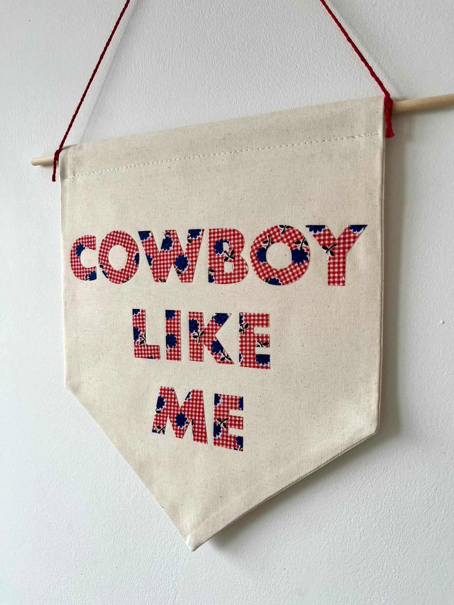 Cowboy Like Me Pennant Flag, Taylor Swift Inspired