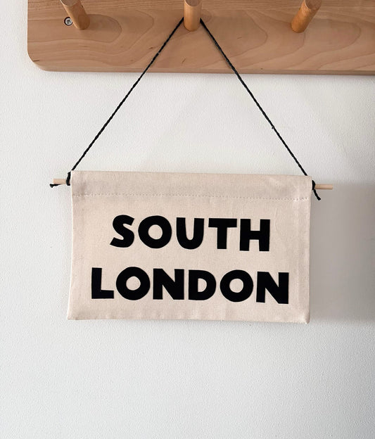 South London Handmade Wall Banner | Pennant Flag